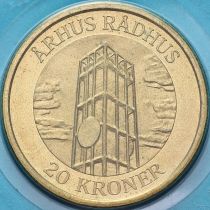 Дания 20 крон 2002 год. Ратуша города Орхус. BU