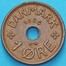 Дания 1 эре 1936 год.