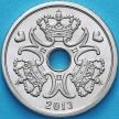 Монета Дания 1 крона 2013 год.