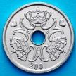 Монета Дания 5 крон 2008 год. Сердце. Цветное покрытие