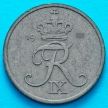 Монета Дании 2 эре 1970 год.