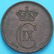 Монета Дания 5 эре 1890 год. CS	
