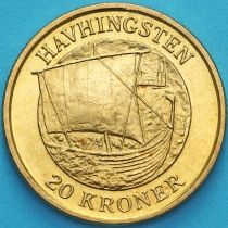 Дания 20 крон 2008 год. Драккар
