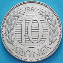 Дания 10 крон 1984 год.