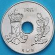 Монета Дания 25 эре 1987 год.