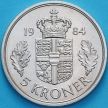 Монета Дания 5 крон 1984 год.