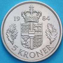 Дания 5 крон 1984 год.