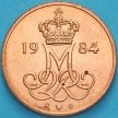 Монета Дания 5 эре 1984 год.