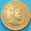Монета Дания 10 крон 2007 год. VF