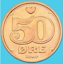 Дания 50 эре 1989 год.