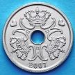 Монета Дания 2 кроны 2007 год.