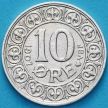 Монета Дания 10 эре 1907 год