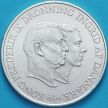 Монета Дания 2 кроны 1953 год. Кампания против туберкулёза в Гренландии. Серебро.