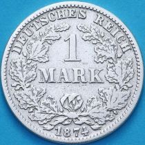Германия 1 марка 1874 год. Е Германия 1 марка 1874 год. Е