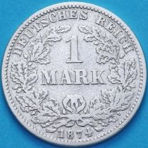 Германия 1 марка 1874 год. G Германия 1 марка 1874 год. G