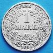 Монета Германии 1 марка 1899 год. Серебро D.