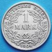 Монета Германия 1 марка 1904 год. Серебро Е.