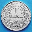 Монета Германии 1 марка 1914 год. Серебро Е.