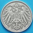 Монета Германия 10 пфеннигов 1908 год. D.