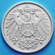 Монета Германии 1 марка 1910 год. Серебро D.