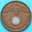 Монета Германия 2 рейхспфеннига 1938 год. F