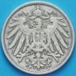Монета Германия 10 пфеннигов 1900 год. Е.
