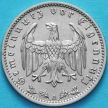 Монета Германии 1 рейхсмарка 1937 год. А.