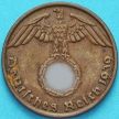 Монета Германия 1 рейхспфенниг 1939 год. В.