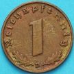 Монета Германия 1 рейхспфенниг 1938 год. D.