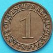 Монета Германия 1 рентенпфенниг 1924 год. D.