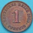 Монета Германия 1 пфенниг 1903 год. J.