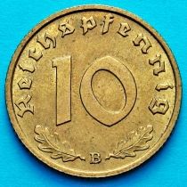 Германия 10 рейхспфеннигов 1939 год. В