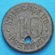 Монета Германии 10 пфеннигов 1917-1920. Нотгельд Хейдельберг.
