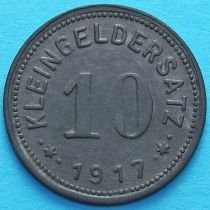 Германия 10 пфеннигов 1917 год. Нотгельд Айслебен.