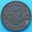 Монета Германии 20 пфеннигов 1920 год. Нотгельд Кассель.