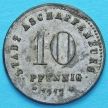 Монета Германии 10 пфеннигов 1917 год. Нотгельд Ашаффенбург.