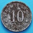 Монета Германии 10 пфеннигов 1919 год. Нотгельд Трир.