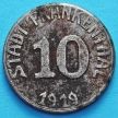 Монета Германии 10 пфеннигов 1919 год. Нотгельд Франкенталь.