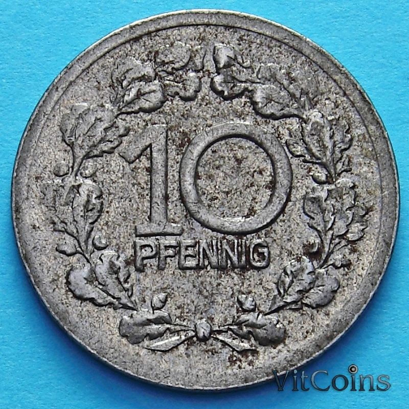 Монета Германии 10 пфеннигов 1918 год. Нотгельд Вохвинкль.