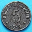 Монета Германии 5 пфеннигов 1919 год. Нотгельд Крефельд.