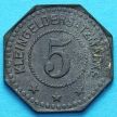 Монета Германии 5 пфеннигов 1917 год. Нотгельд Зангерхаузен.