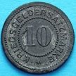 Монета Германии 10 пфеннигов 1919 год. Нотгельд Кирн.