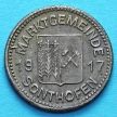 Монета Германии 10 пфеннигов 1917 год. Нотгельд Зонтхофен.
