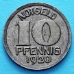 Монета Германии 10 пфеннигов 1920 год. Нотгельд Галле.