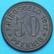 Монета Германии 50 пфеннигов 1917 год. Нотгельд Меттман.