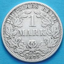 Германия 1 марка 1875 год. Серебро. А.