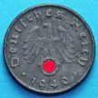 Монета Германии 10 рейхспфеннигов 1940 год. D.