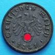 Монета Германии 10 рейхспфеннигов 1941 год. F.