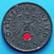 Монета Германии 10 рейхспфеннигов 1943 год. F.