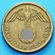 Монета Германии 10 рейхспфеннигов 1939 год. D.
